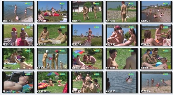 La famille nudisme vidéo - Bathing At Gravel Pit [Naturisme outdoor] [720×480 | 00:55:00 | 1.29 GB]