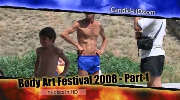 Le nudisme vidéo HD - Corps Art Festival 2008 [Sunny beach] [1280×720 | 00:32:25 | 1,75 GB]