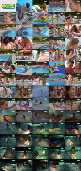 La famille nudisme vidéo  -  Night Swimming Pool [Night sea] [640×480 | 00:54:24 | 1.16 GB]